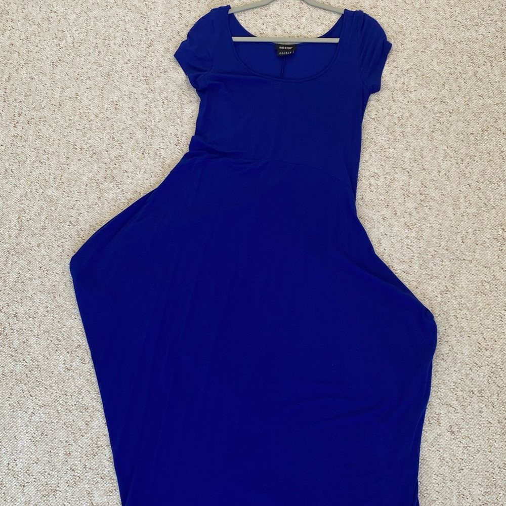 Royal blue dress